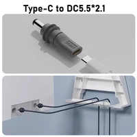 Adaptador de Corriente CC a CC PD de 100W Original de Fábrica de Shenzhen, USB-C Hembra, Resistente al Agua, para Carga Rápida de Teléfonos Móviles Starlink Mini
