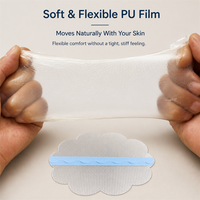 Patchs anti-frottement imperméables pour cuisses, en film PU et gel de silicone, réutilisables et invisibles pour la natation et les sports nautiques