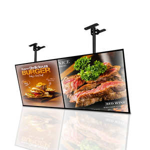 Tùy chỉnh khung nhôm LED Backlit hộp Đèn treo từ quảng cáo hiển thị cho nhà hàng thức ăn nhanh Bảng <span class=keywords><strong>Menu</strong></span> hiển thị - Product Image 4