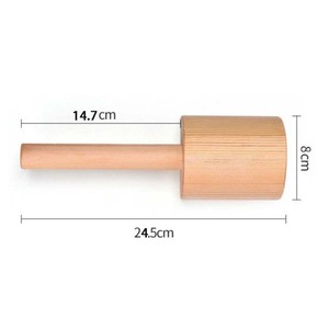 Piatto tronco di legno mazzuolo strumenti di appiattimento in ceramica legno Clapping Board Clapper argilla legno Paddle argilla - Product Image 6