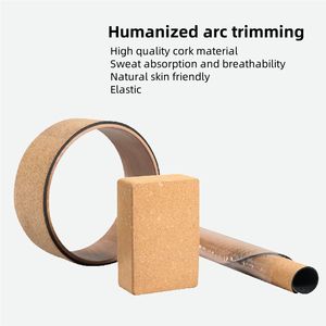 Sughero accessori <span class=keywords><strong>Yoga</strong></span> e strumenti di supporto Set tra cui tappetino e blocchi - Product Image 3