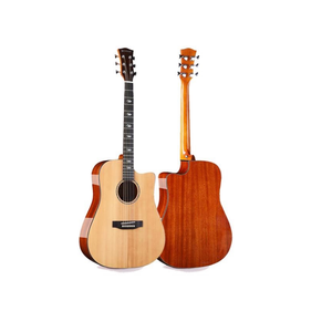 جيتار صوتي عالي اللمعان بظهر من الماهوجني بطبقة علوية مفردة من Sitka spruce مقاس <span class=keywords><strong>41</strong></span> بوصة للبيع بالجملة - Product Image 6