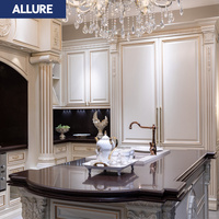 Meubles de cuisine Allure Natural Millwork Island White Wall Manufacturers : Armoires de base sous évier durables, modernes et luxueuses