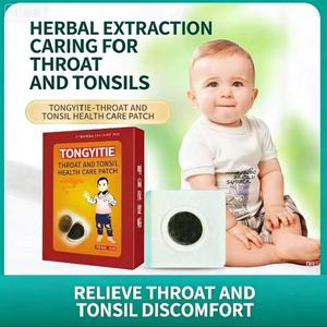 Parche Herbal para Aliviar la <span class=keywords><strong>Garganta</strong></span> de los Niños, Cuidado del Cuello y Pecho para el Soporte y Relajación de la <span class=keywords><strong>Garganta</strong></span> Infantil - Product Image 5