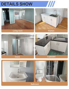 93/5000 2020 popular premade House modular folding expandable 2's dormitories for CONTAINER roster to send - Product Image 3