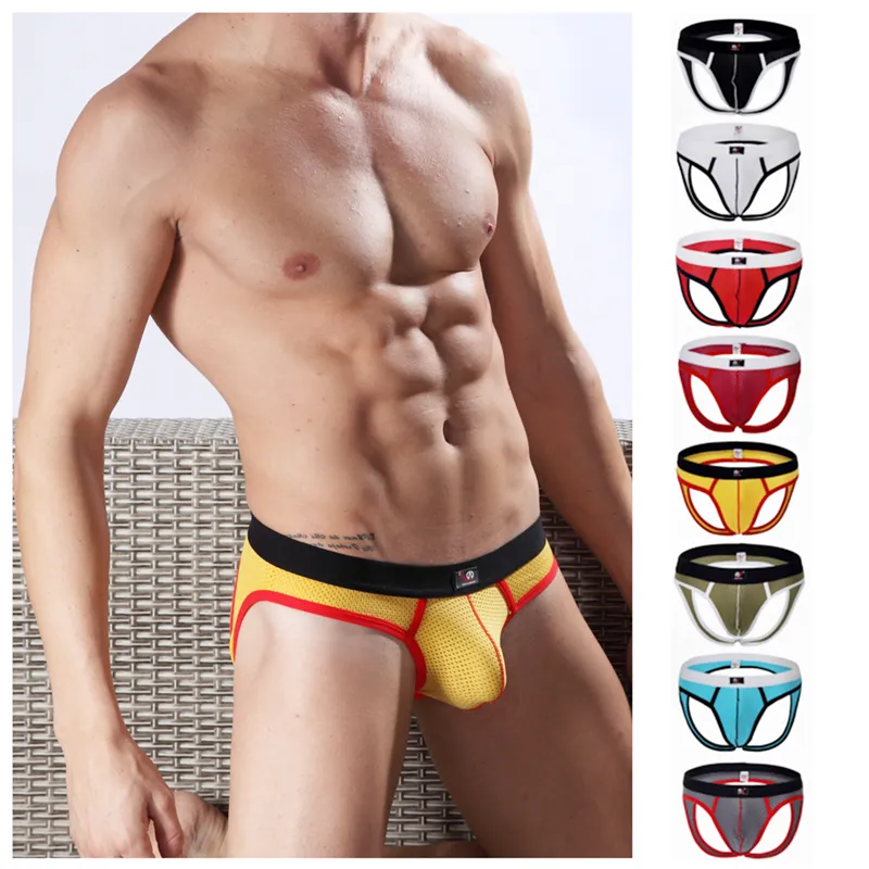 Fashion men underwear wholesale nylon mens briefs man wearing panties brand low moq