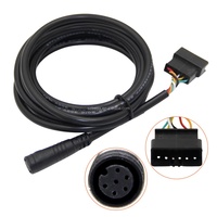 Kit de conversion de vélo électrique avec moteur sans balais 48V20A, câble TF-100, écran LCD simple, pour accessoires de scooter Kugoo/Kukirin M4