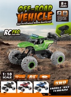 Camion RC tout-terrain en métal 1:10 avec musique pour passer du temps en plein air avec la famille et les amis