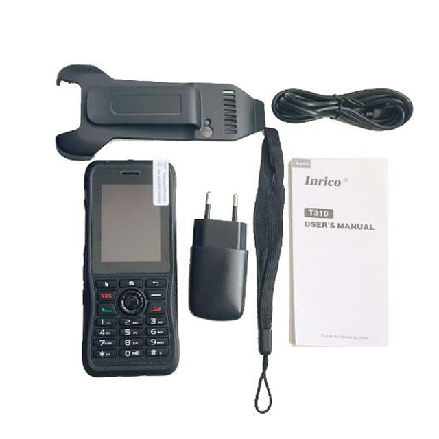 Global Call Poc Mobile Phone Zello T310 Rugged 4G Poc WiFi Radio with 2.4 Inch Small Keypad 4G Network Two Way Radio