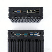 Mini Aio Computer Industrial Embedded Fanless Intel Core I7 Dual Network Dual Serial Port Mini Host Embedded Industrial Computer
