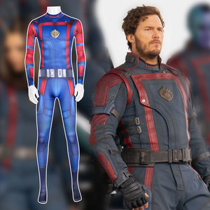 Costume da Cosplay di Star-Lord di Guardians of the Galaxy 3, Tuta Intera per Halloween - Product Image 1