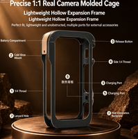 Cadre de protection extensible robuste en alliage d'aluminium anti-écrasement pour Insta360 X6 – Accessoires de tournage et de vlogging en extérieur