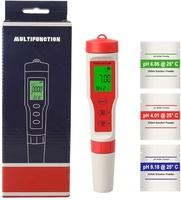 Testeur de qualité de l'eau 40 w 4 en 1, PH TDS EC température ATC et écran LCD à calibrage automatique pour Aquariums hydroponique