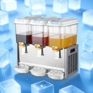LYJ * 1*2*3 precio barato 1-3 calderas 18L tanques de vidrio refrigeración bebidas dispensador de jugo comercial máquina de granizado de hielo - Product Image 1