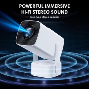 Portable <b>Mini</b> Projector 720P Built-In <b>Speakers</b> Home Theater Use White And Black - Product Image 4