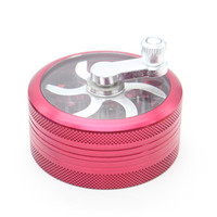 Meuleuse en métal de haute qualité avec logo personnalisé, style moderne pour accessoires pour fumeurs, vente en gros pratique