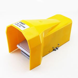 Válvula de Pedal de pie neumática serie 4F aleación de aluminio plástico 5/2 vías NC 4F210-08G con protector para Control de Gas OEM personalizable - Product Image 5