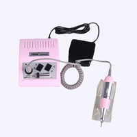 Machine à ongles portable professionnelle haute précision avec écran, moteur brossé 35W, prise US, certifiée CE, pour le nail art