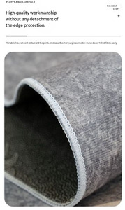 Vente en gros Offre Spéciale 2025 Nouveaux tapis personnalisés pour Offre Spéciale salon Tapis isolant en polyester pour la maison - Product Image 6