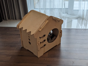 Hiện Đại Cao Cấp Bằng Gỗ Con Chó Thùng Tùy Chỉnh Trong Nhà Đồ Nội Thất Vật Nuôi Bảo Vệ Con Chó Cũi Giường Cho Mèo Bảo Vệ Con Chó Nhà - Product Image 4