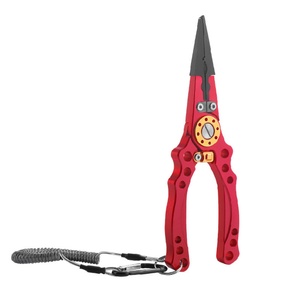 Alicates de Pesca Multifuncionales Largos de Aleación de Aluminio, Alicates para Señuelos con Nuevo Sistema Métrico, Función de Bloqueo para Control de Peces, Grado DIY, Venta al por Mayor - Product Image 5