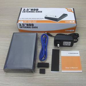 ShuoLe 3.5 Inch Sata To Usb3.0 Hard Drive <b>Enclosure</b> <b>Plastic</b> Case For Desktop High Speed Data Transfer - Product Image 4