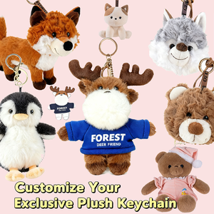 Beyaz sevimli peluş <span class=keywords><strong>mini</strong></span> oyuncak köpek anahtarlık moda küçük boy dolması yumuşak köpek peluş oyuncak - Product Image 6