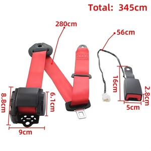 <span class=keywords><strong>Ceinture</strong></span> <span class=keywords><strong>de</strong></span> <span class=keywords><strong>sécurité</strong></span> universelle à 3 points Ceintures <span class=keywords><strong>de</strong></span> <span class=keywords><strong>sécurité</strong></span> <span class=keywords><strong>de</strong></span> haute qualité avec <span class=keywords><strong>boucle</strong></span> rigide incurvée avec câble d'avertissement Accessoires <span class=keywords><strong>de</strong></span> <span class=keywords><strong>ceinture</strong></span> <span class=keywords><strong>de</strong></span> voiture Afarnova - Product Image 5