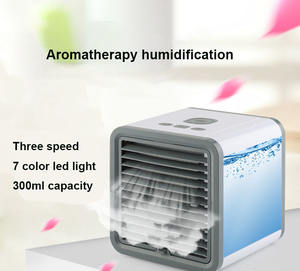 Mini ventilateur de refroidisseur d'<span class=keywords><strong>air</strong></span> rechargeable portable Climatiseur d'eau rechargeable USB pour bureau de refroidissement de petite pièce par évaporation - Product Image 3