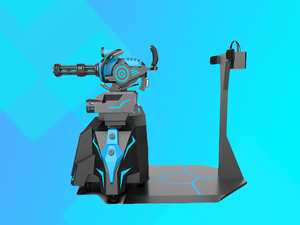 Vui VR trò chơi máy bắn súng giả lập 360 xoay tương tác bắn súng thực tế ảo thiết bị D VR giả lập trò chơi Arcade - Product Image 5