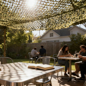 Red de <span class=keywords><strong>Camuflaje</strong></span> Ligera para Caza, <span class=keywords><strong>Camuflaje</strong></span> de Filete, 10m X 25m, <span class=keywords><strong>Malla</strong></span> Exterior de Tela Oxford, Fondo de <span class=keywords><strong>Sombra</strong></span> - Product Image 1