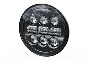 Phare LED MS-6030 de 5,75 pouces, rond, pour moto Bajaj à <span class=keywords><strong>3</strong></span> <span class=keywords><strong>roues</strong></span>, faisceau Hi/Lo, projecteur LED, phare scellé - Product Image 5