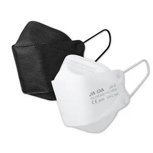 Mascarilla <span class=keywords><strong>FFP2</strong></span> Desechable Blanca No Tejida con Orejeras, Tipo Pez, Protección Contra el Polvo, Venta al por Mayor - Product Image 4