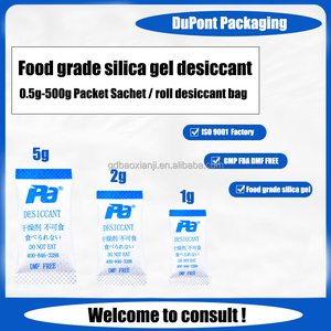 Влагопоглотитель для пищевых продуктов с логотипом Tyvek, силиконовый гель, влагопоглотитель, 1 г, 3 г, 5 г, водопоглощающие пакеты, пакеты, вспомогательный химический агент DMF - Product Image 6