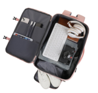 Sac à dos Oxford grande capacité avec compartiment à chaussures pour femmes, hommes, voyages, affaires, école, ordinateur portable