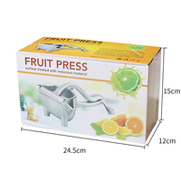 Presse-agrumes de haute qualité en alliage, fabrication artisanale, presse-agrumes à grande ouverture pour jus de citron, extracteur d'agrumes, presse-agrumes pour oranges