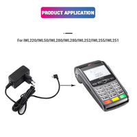 Chargeur d'appareil POS PAX INGENICO VERIFONE avec adaptateur secteur et tête Type-C