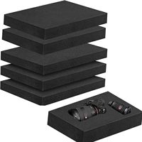 Emballage de plaquettes en mousse personnalisé Emballage en mousse EPE PU EVA noir Emballage de plaquettes en mousse de polyéthylène haute densité