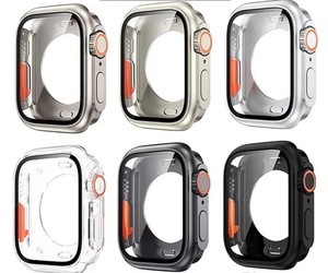 Estuche para reloj antiarañazos 9 8 7 con pantalla 360 Protector completo 42MM 44MM Estuche rígido para PC para Apple <span class=keywords><strong>IWatch</strong></span> Case 41 45 49 - Product Image 6