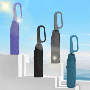 Practical UV Protection 3 Fold <b>Umbrella</b> Promotional <b>Outdoor</b> Garden <b>Umbrella</b> with Bag Hook - Product Image 1