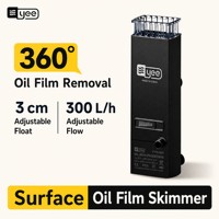 Épurateur de surface d'aquarium Quanying Pet QY-A41 avec prise EU, ultra-silencieux 25 dB, éliminateur de film gras, clarté de l'eau réglable, garantie de 2 ans