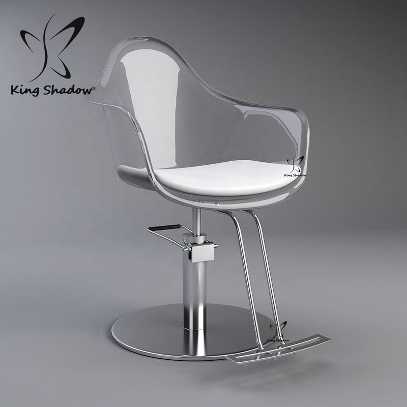 Acrylic Transparent Hairdressing Chairs Salon Furniture