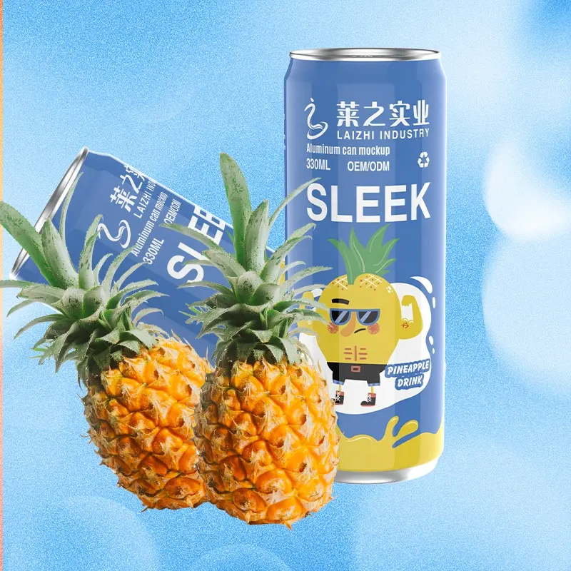 Custom Beverage Gifts Nature Juice 330ml Pineapple Drinks Low Price Original Flavor Juice Drink For Beverage Distributors