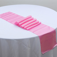 Drapeau de table pour mariage, vente en gros, banquet de mariage, fête d'anniversaire, décoration de table, table à thé transfrontalière, couleur unie simple