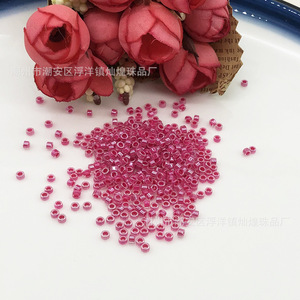 ลูกปัดแก้วปักด้วยเครื่องจักร ขนาด 2.5 มม. ทรงกลม สีสันสดใส รูใหญ่ สำหรับตกแต่งชุด ขายส่ง - Product Image 3
