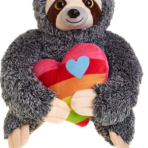 Peluche de Perezoso Personalizado de San Valentín, Relleno de Algodón PP, con Corazón - Product Image 5