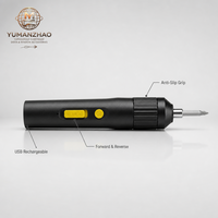 Set Obeng Listrik Tanpa Kabel USB Isi Ulang Mini untuk Perbaikan Peralatan Rumah Tangga Alat DIY