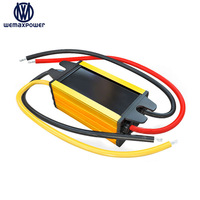 Convertisseur DC/DC étanche 24VDC 36VDC 48VDC vers 12VDC 2A, module régulateur abaisseur de tension 2A 24V 36V 48V vers 12V
