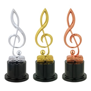 Oneway Wholesale Transparency Crystal Award Cup Custom Creative Crystal Microphone <b>Music</b> Trophy - Product Image 5