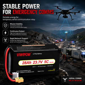 Batterie industrielle pour drone UAV en gros, 280 Wh/kg, 28 Ah, 23,7 V, 6S, 5C, haute puissance, haute qualité, pour drone de livraison logistique - Product Image 4